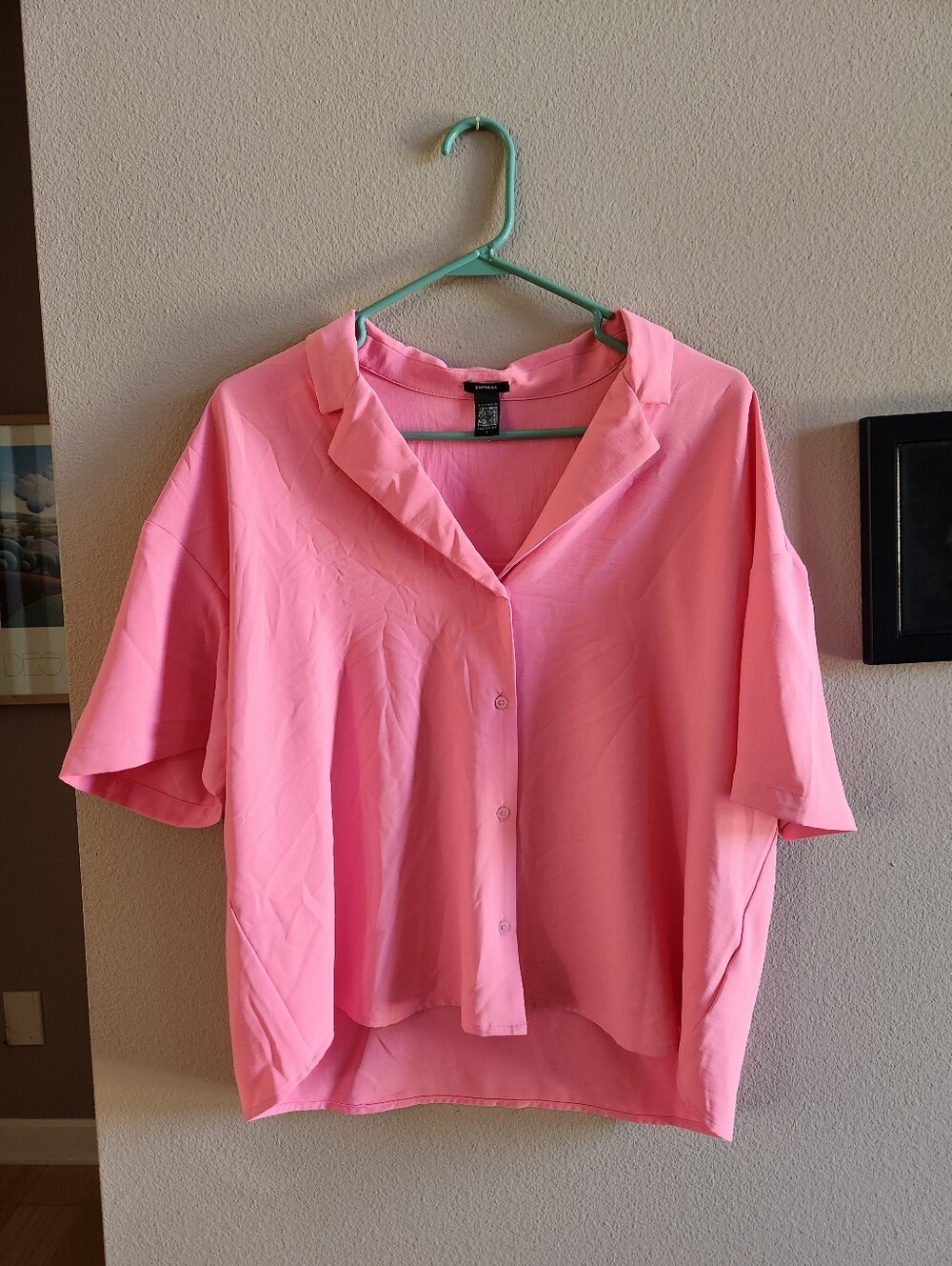 Express Pink Blouse L